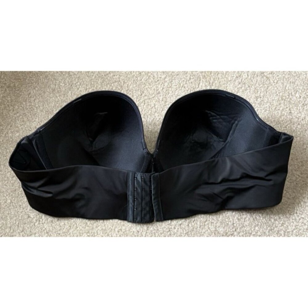 Lane Bryant Cacique Boost Multiway Strapless Bra Size 46D Black - Picture 2 of 5